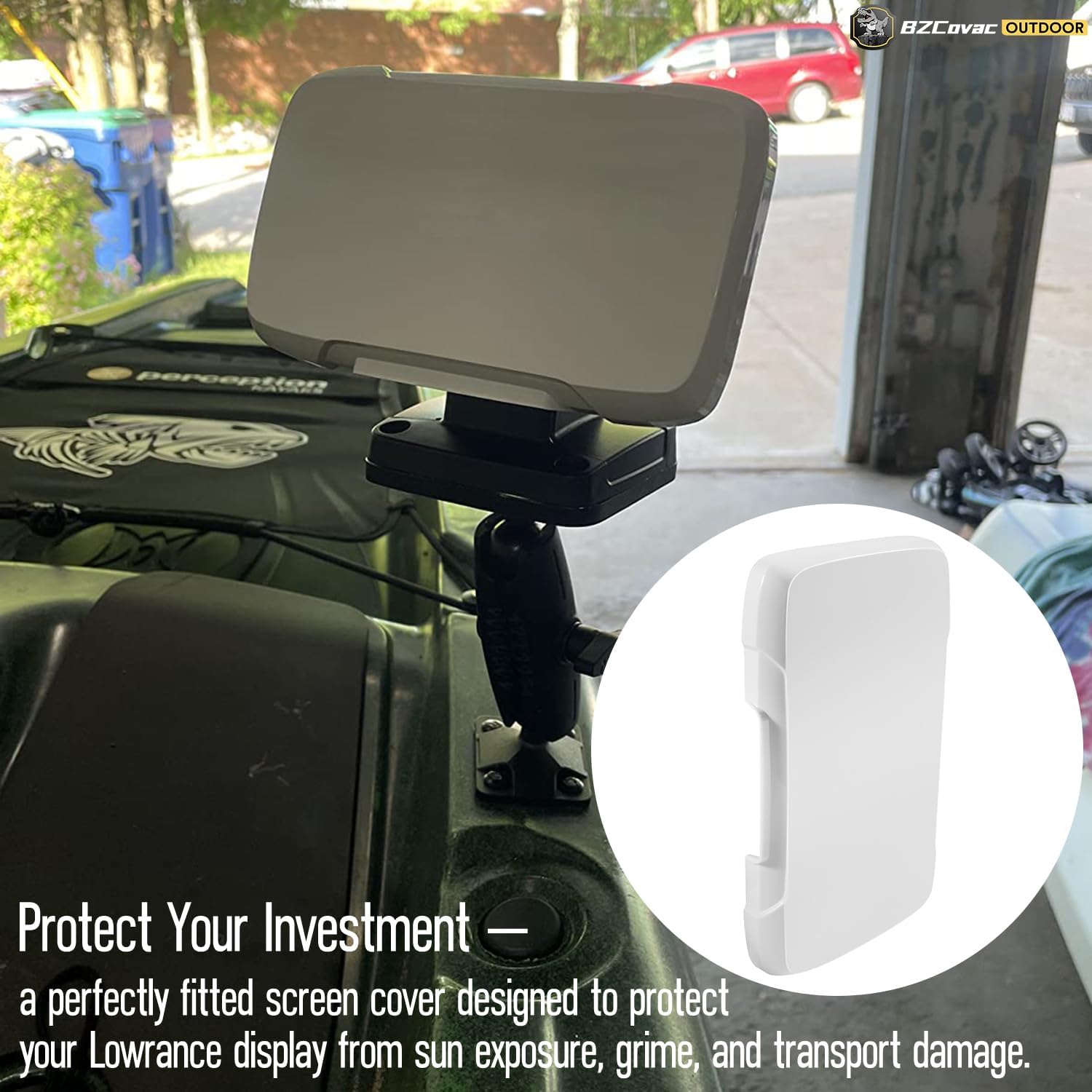 000-14176-001 Protective Sun Cover for Lowrance Hook² 9 Fish Finder Models