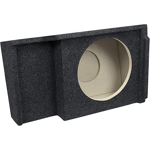 Atrend Bbox Single Sealed 10 Inch Subwoofer Enclosure - Accu-Tuned Sealed Subwoofer Boxes - Subwoofer Box Improves Audio Quality, Sound & Bass - Fits 1999-2007 Chevrolet/GMC Silverado/Sierra Extended Cab