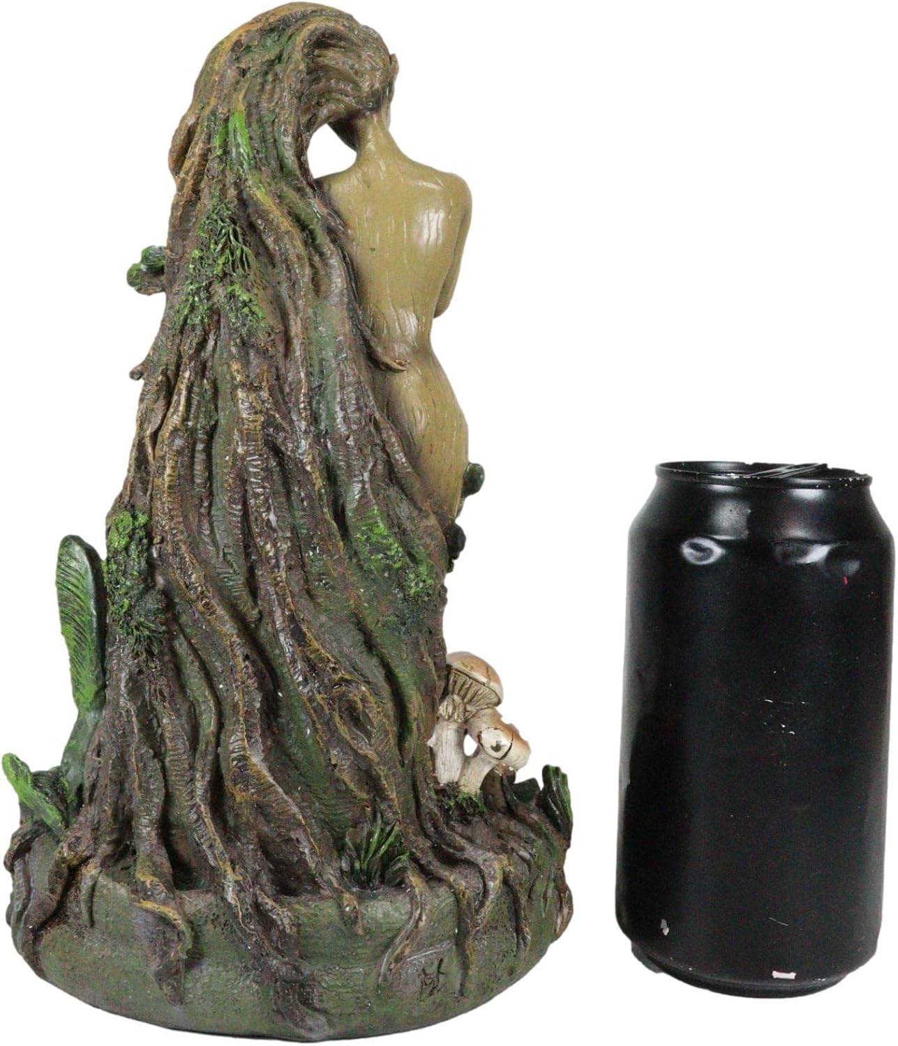 Ebros Gift Whispering Forest Celtic Greenman Tree Woman Gaia Ent Backflow Incense Cone Burner Aroma Scent Figurine Horned Goddess Tree of Life Mystical Creature Being