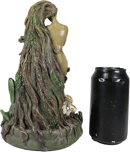 Miniatura 3 de Ebros Gift Whispering Forest Celta Greenman Árbol Mujer Gaia Ent Retorno Incienso Quemador Aroma Aroma Estatuilla Diosa Cuernos Árbol de la Vida