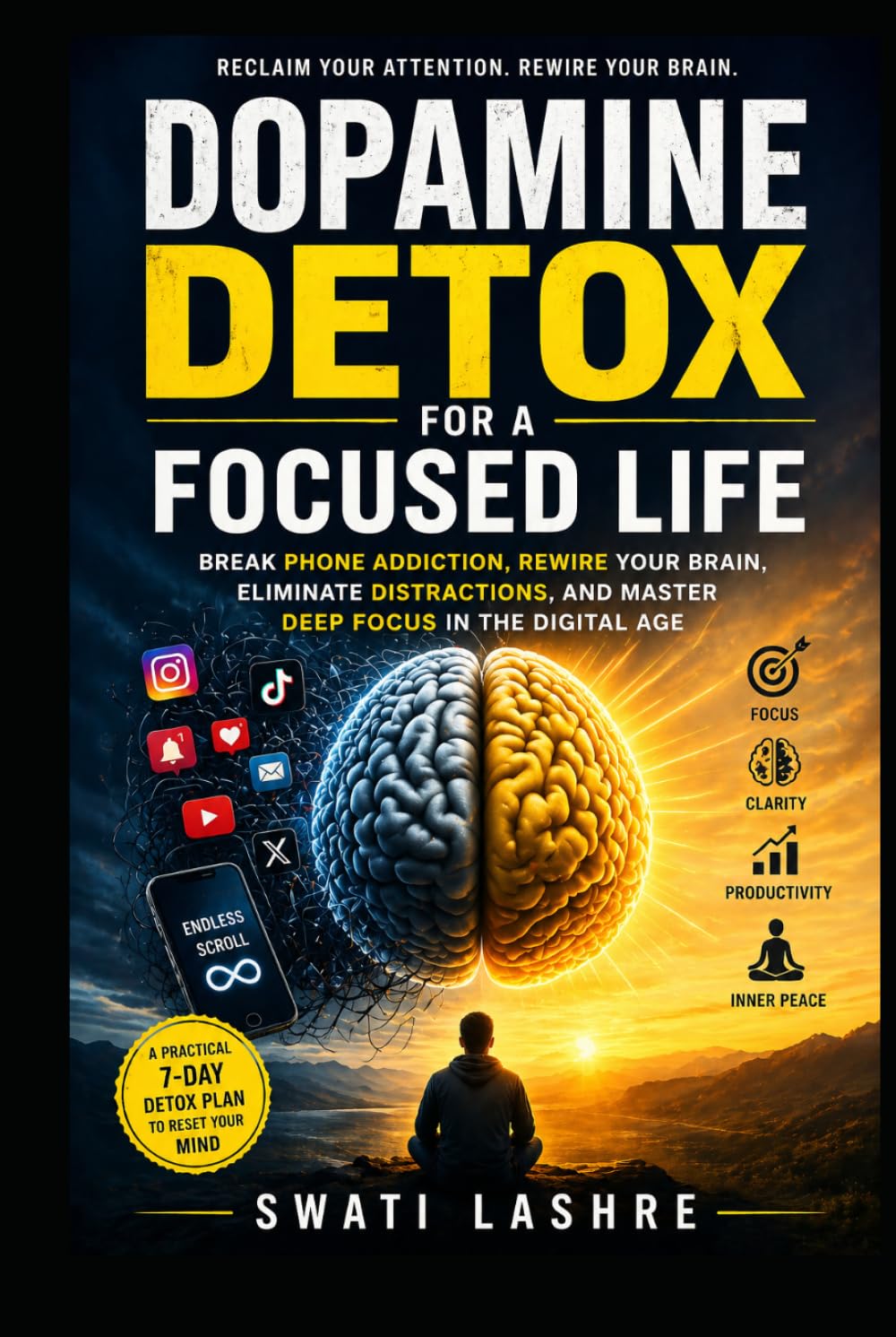 Dopamine Detox for a Focused Life: Break Phone Addiction, Rewire Your Brain, Eliminate Distractions, and Master Deep Focus in the Digital Age