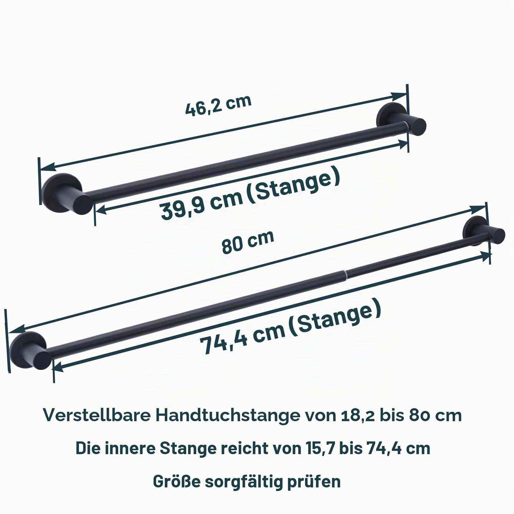 Verstellbarer magnetischer Handtuchhalter für Kühlschrank, Magnet-Klassenzimmer, Flip-Kalender-Diagrammstange für Whiteboard, Kühlschrank-Oberseite, schützt Gegenstände vor dem Herunterfallen
