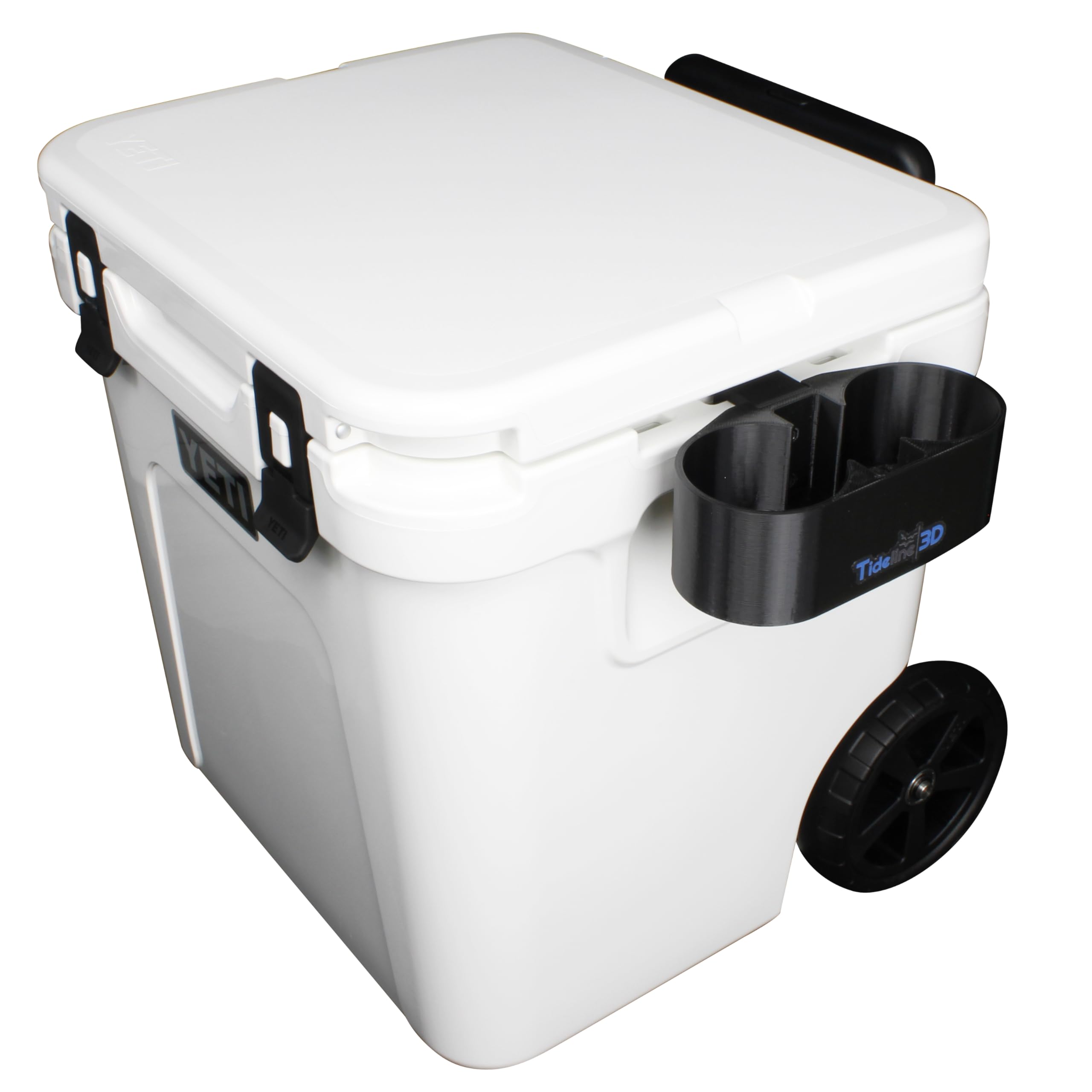Tideline3D Cup Holder Compatible with YETI Roadie Wheeled Coolers