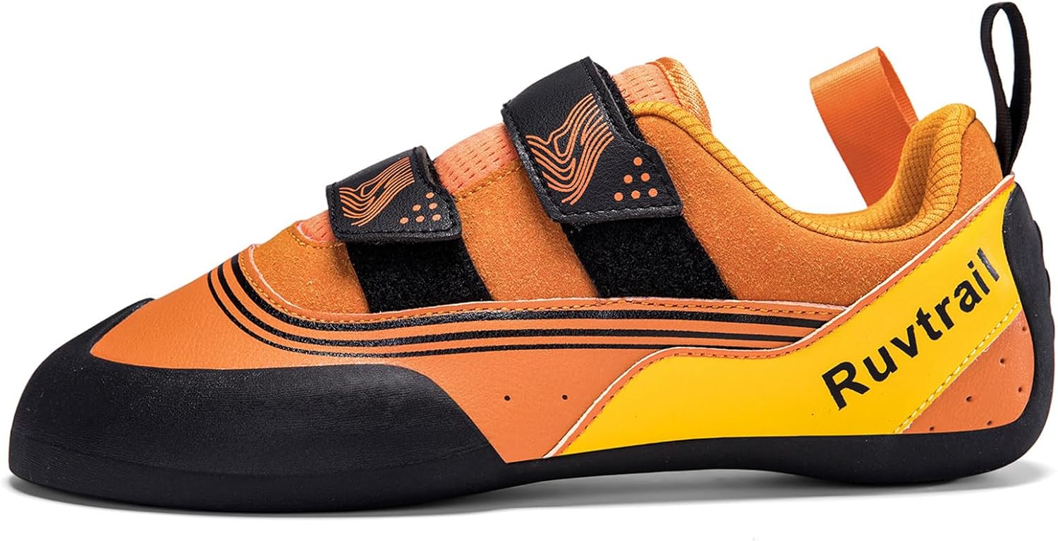 Climbing Shoes for Men Women, Indoor Outdoor Rock Climbing Shoes for Gym and Bouldering, Comfortable and Strong Grip