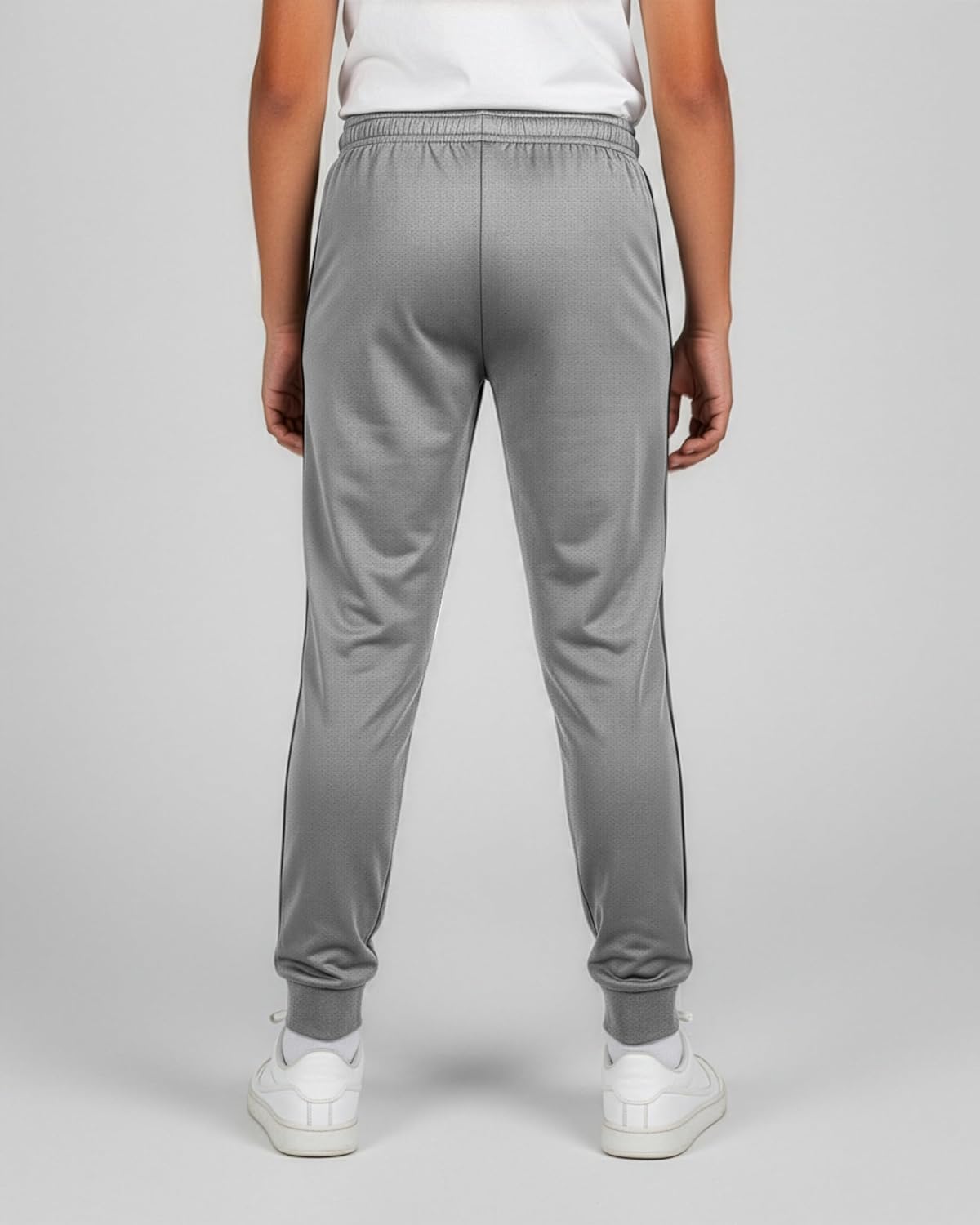 Real Essentials 3 Pack: Boy's Mesh Jogger Sweatpants - Youth Kids Baseball Football Athletic Pants with Pockets - Image 6