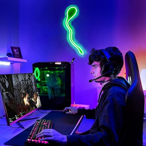 Miniatura 4 de Letreros de neón personalizados para decoración de pared, letrero de luz LED de neón alimentado por USB para arte único de pared, decoración de