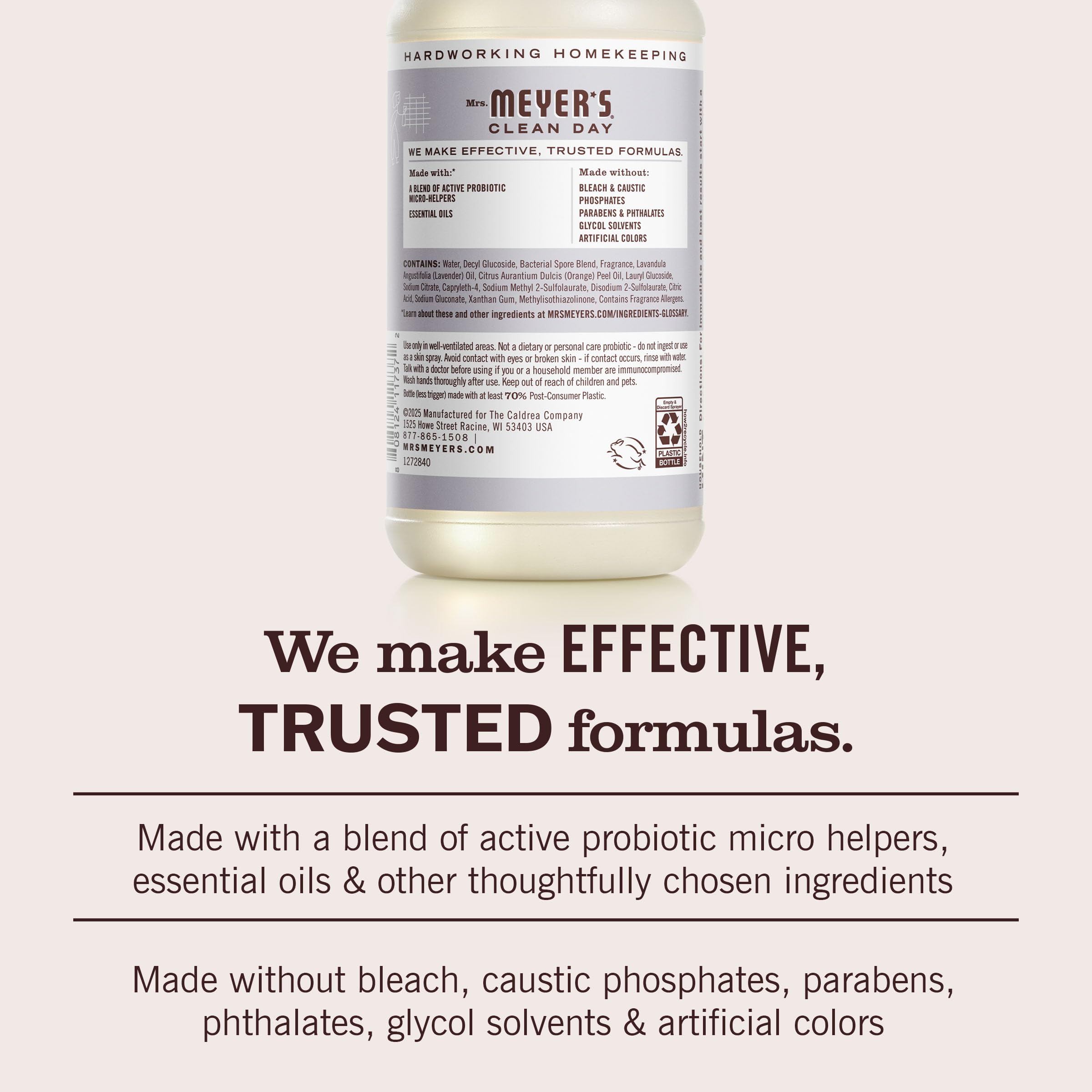 Amazon.com: MRS. MEYER'S CLEAN DAY's Probiotic Daily Shower Spray