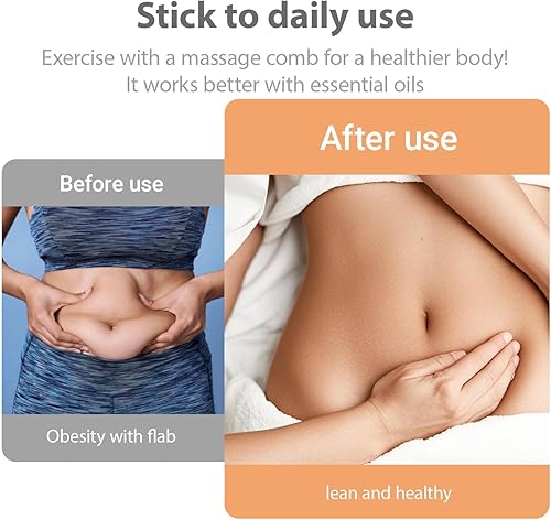 Miniatura 6 de Peine de masaje de cabeza de cobre de 24 dientes para cuerpo y cuero cabelludo, cepillo masajeador de punto meridiano para cuerpo y cuero cabelludo,