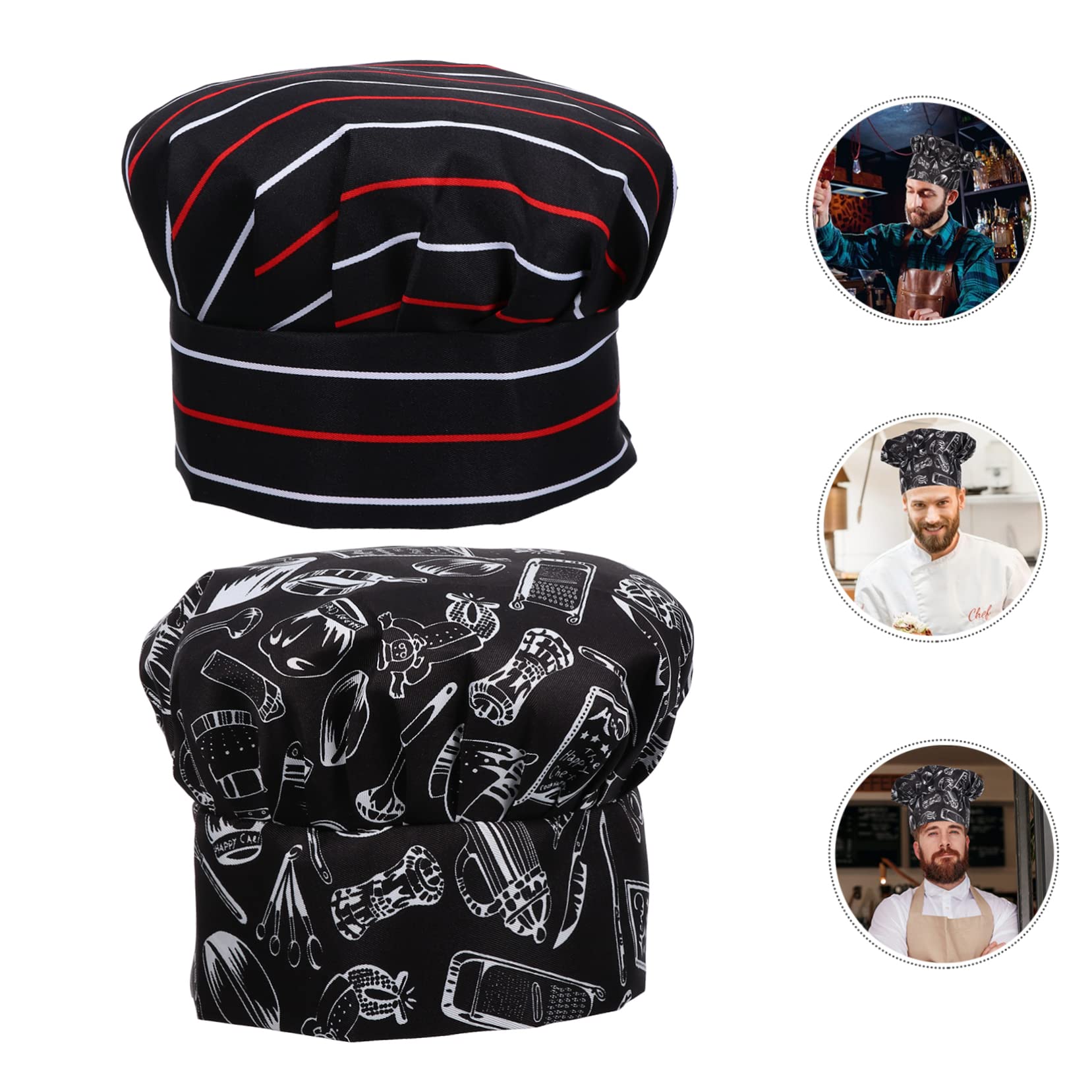 BESPORTBLE Gorro De Chef Unisex De Cocina Transpirable para Restaurantes Catering Y Cocinas Comerciales