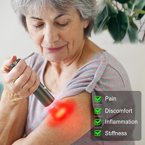 Miniatura 2 de Dispositivo de terapia de luz infrarroja roja - Fuerte energía LED Redlight Wand Alivio del dolor para el cuidado de la salud del cuerpo Regalo -