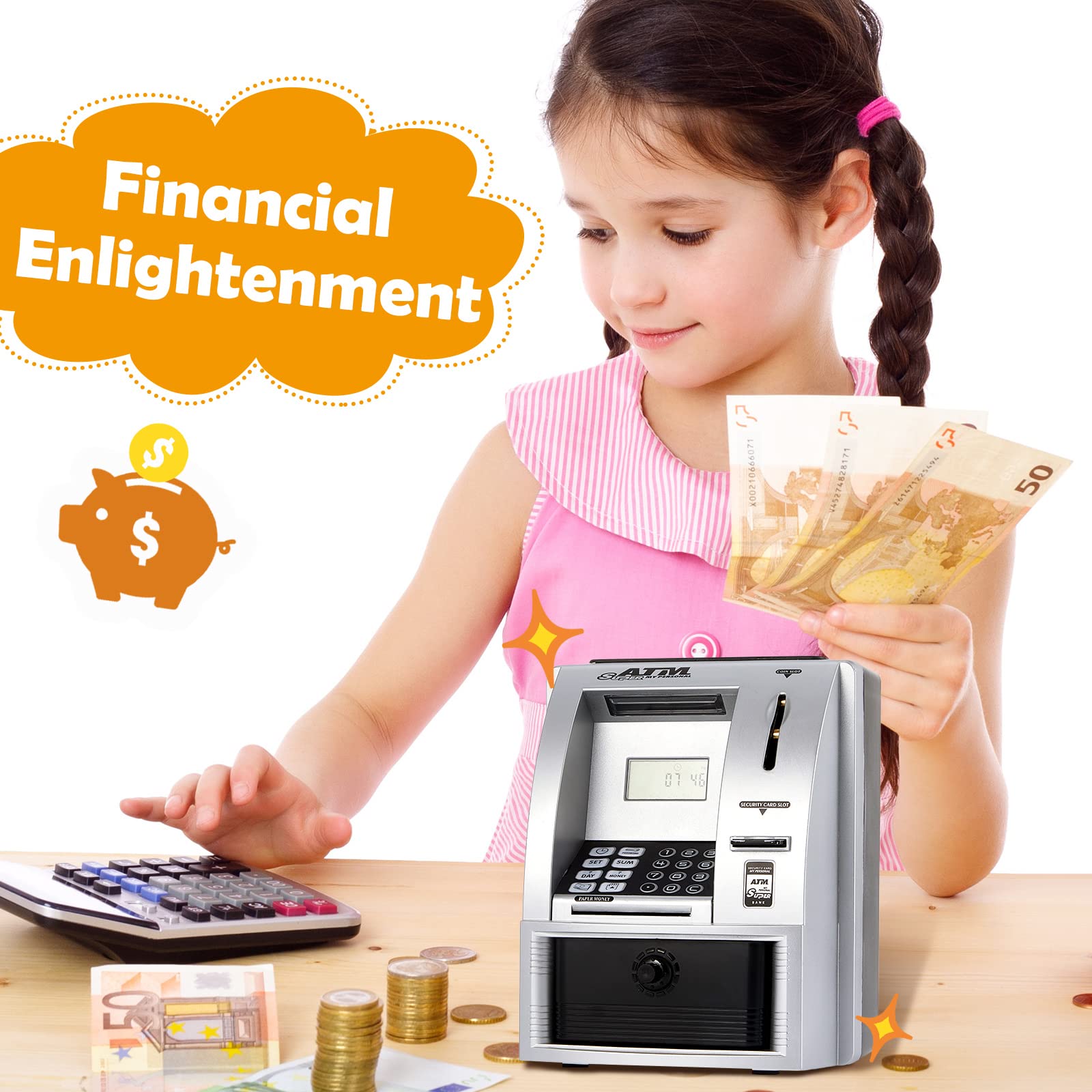 Mini ATM Savings Bank ATM Piggy Bank 