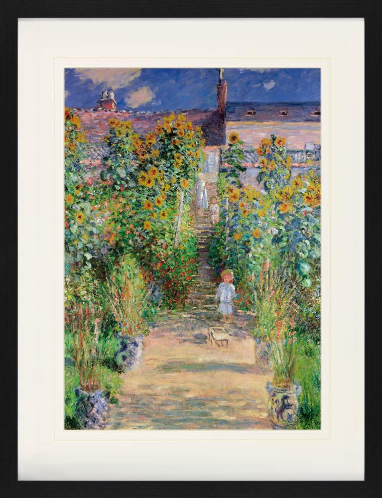 Claude Monet Le Jardin de Vétheuil Reproduction Affiche