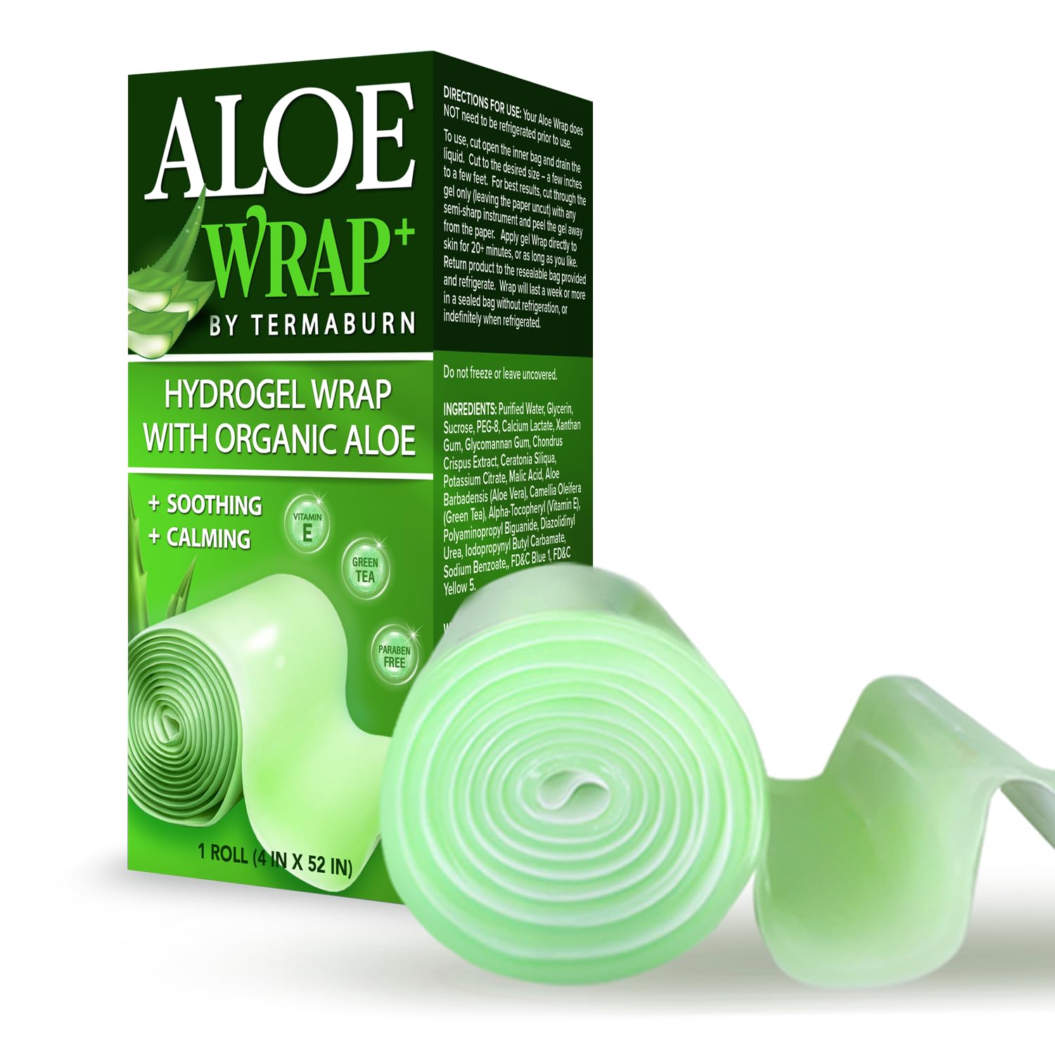 aloe vera thermo Aloe Wrap PLUS  The Ultimate Hydrating Hydrogel for Skin Recovery