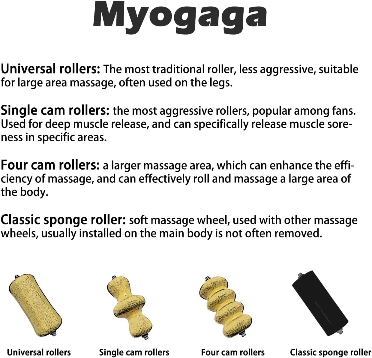 Tennis Elbow Relief & Pain Relief Forearm Roller with Three Replaceable Massage Rollers for Tissue and arm Massager(Comes with 3 Massage Rollers) - Image 5