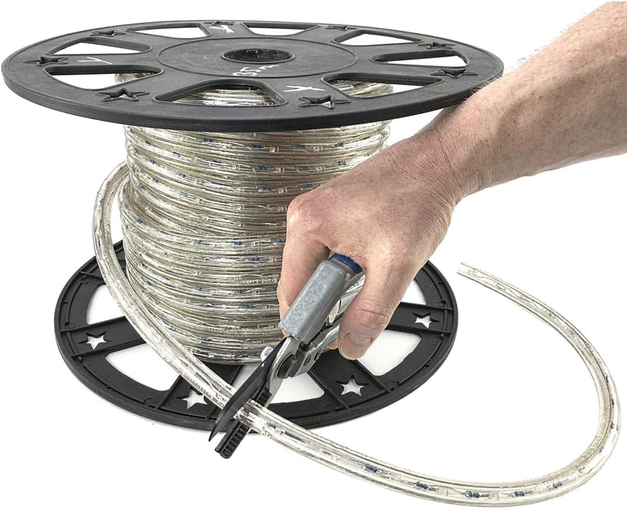Blue LED Rope Light - 120 Volt - Custom Cut - 32.8 Feet