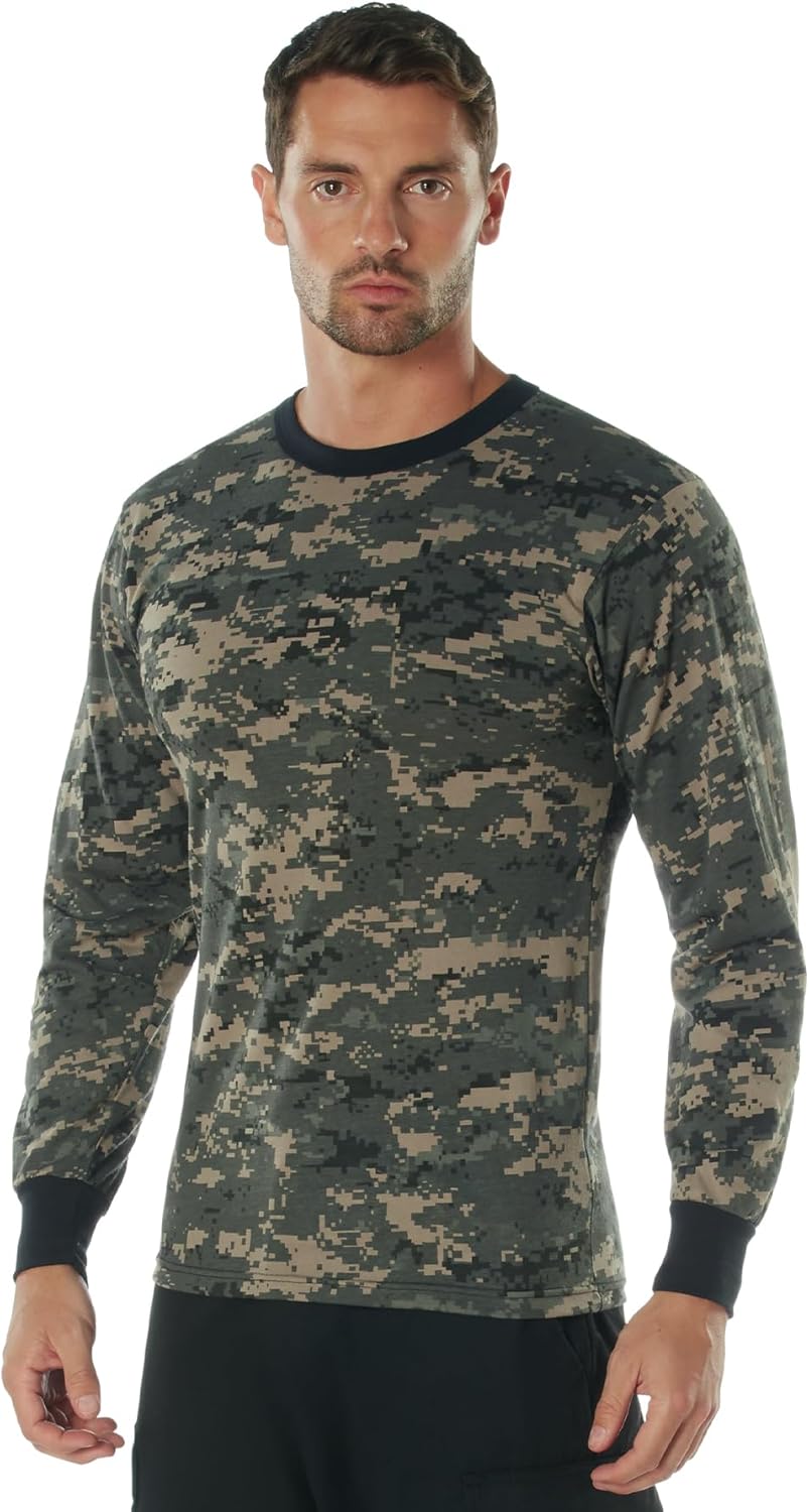 Rothco Men's Long Sleeve Color Camo T-Shirt