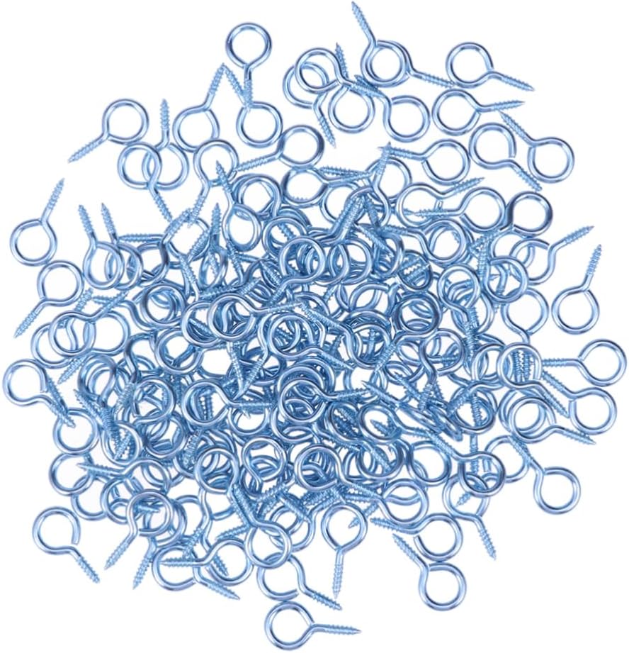 Operitacx 300pcs Screw Eye Pins Self-Tapping Bails for Jewelry Making Durable and Ergonomic Design for Crafting Heavy Duty Eye Hooks for Secure Applications