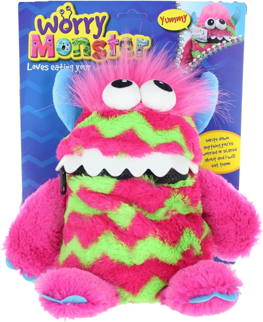 PMS 9" PLUSH WORRY MONSTER - 3 ASST - 1 CHOSEN AT RANDOM