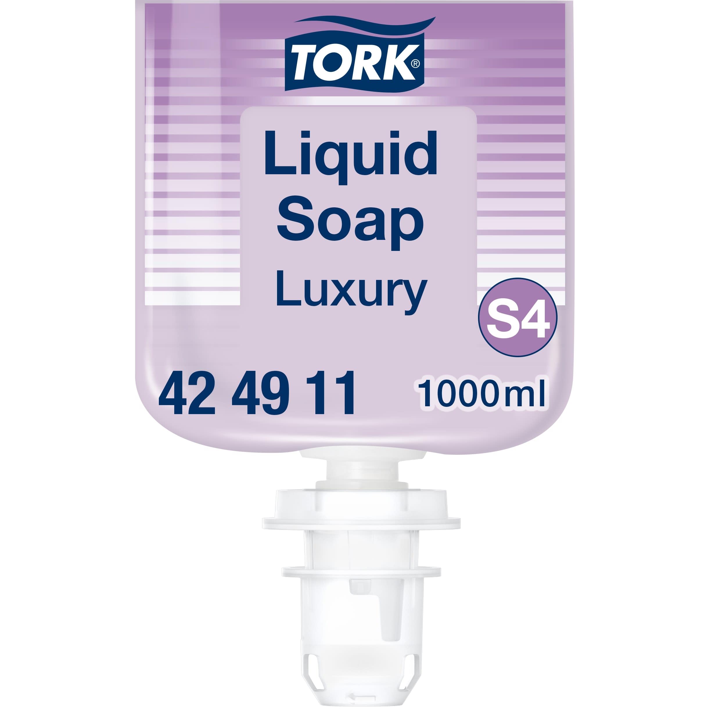 Tork Luxury Liquid Soap S4, Floral Scent, 1000ml, 424911