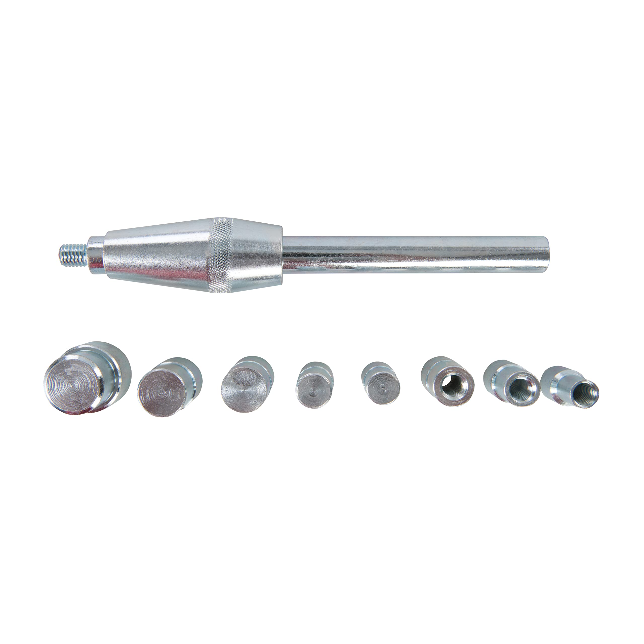 Silverline 357860 - Set di centratori per Dischi Frizione, 9 Pezzi, Argento