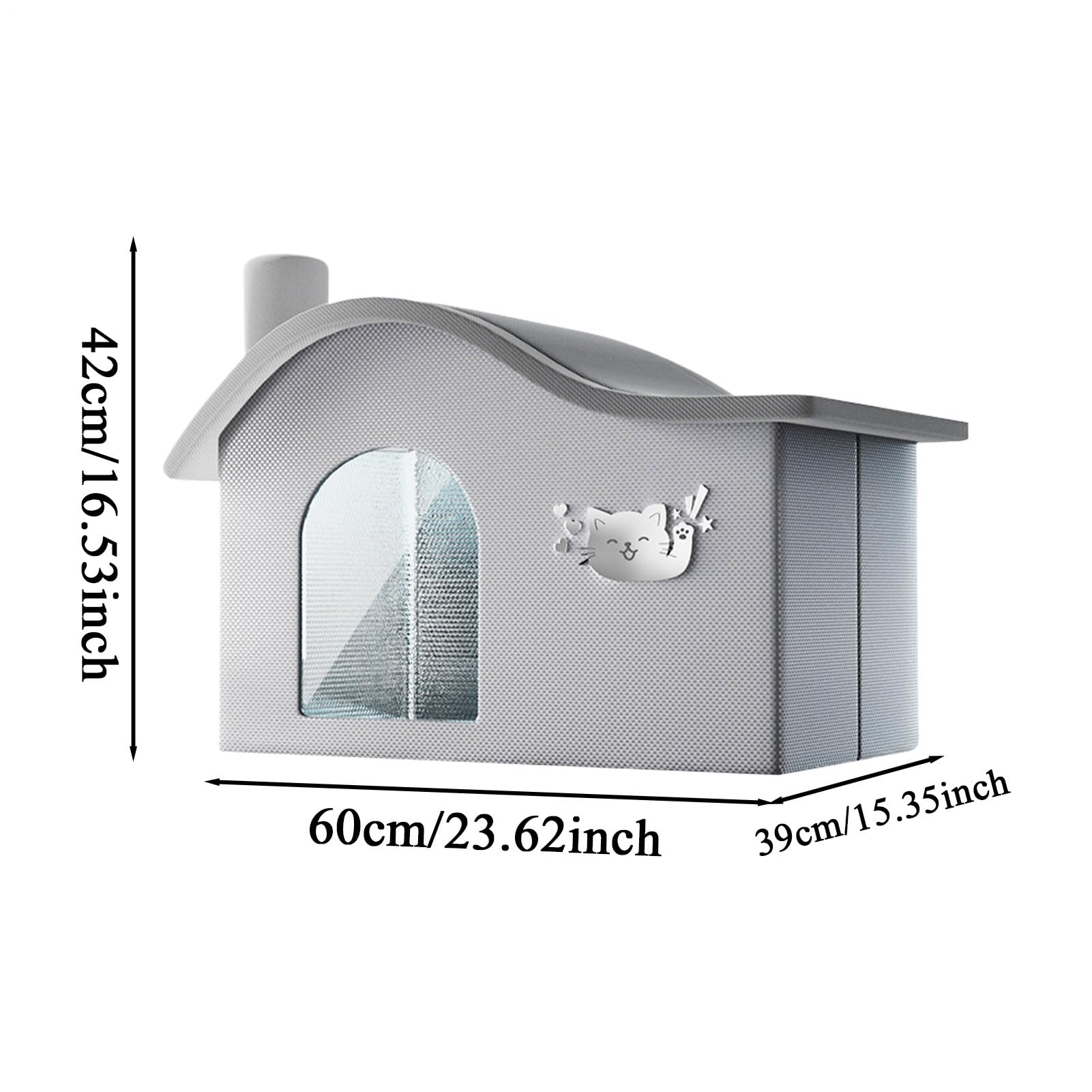 Cestino refrigerante per animali - Resistente casetta pieghevole antimorso con tasche per ghiaccio, fresco comfort estivo, resistente rifugio portatile per riposo, accessorio per benessere de