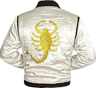 Scorpion Men's Logo Drive Bomber Satin Jacket