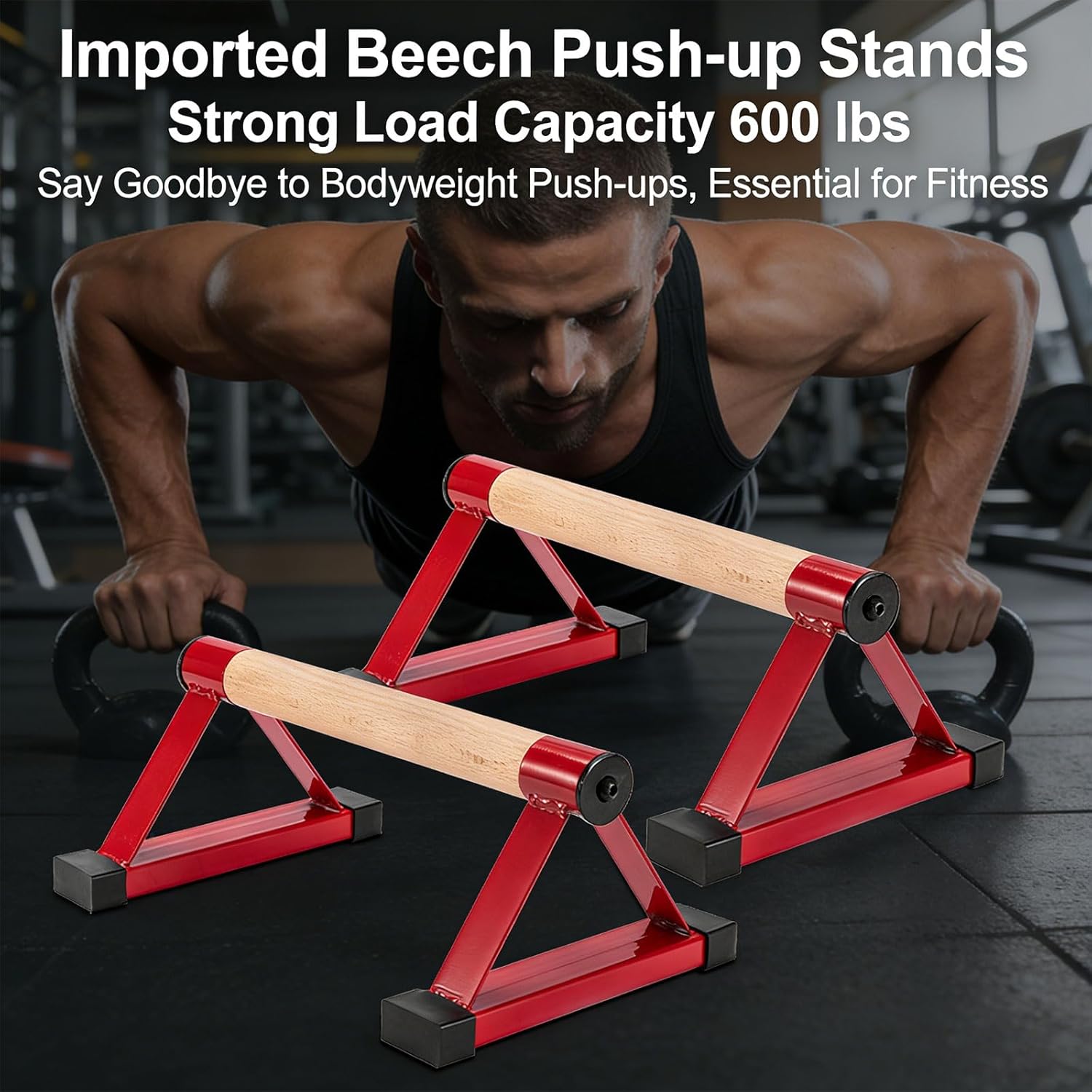 2pcs Long Lasting Push Up Grips with Comfortable Hold and Heavy Construction for Intense Workouts Center Exercise Tools