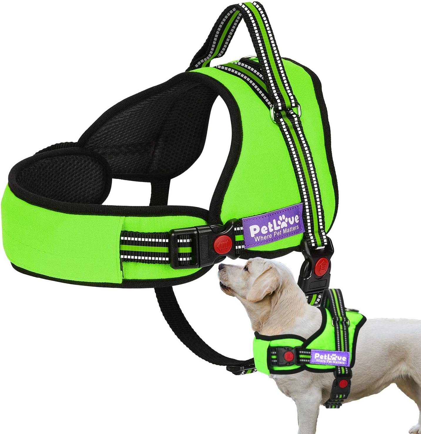 View of Voyager Maverick Dual Attachment No Pull Dog Harness, Easy Walk Harness ...