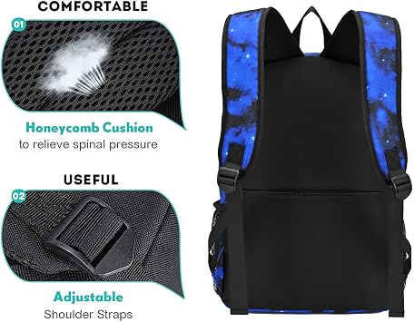 School Backpack for Boys, Elementary Kids Backpack Middle School Bags College Bookbag Travel Daypack for Teen Boys and Girls, Skateboard Anime Luminous Lightweight Laptop Bag