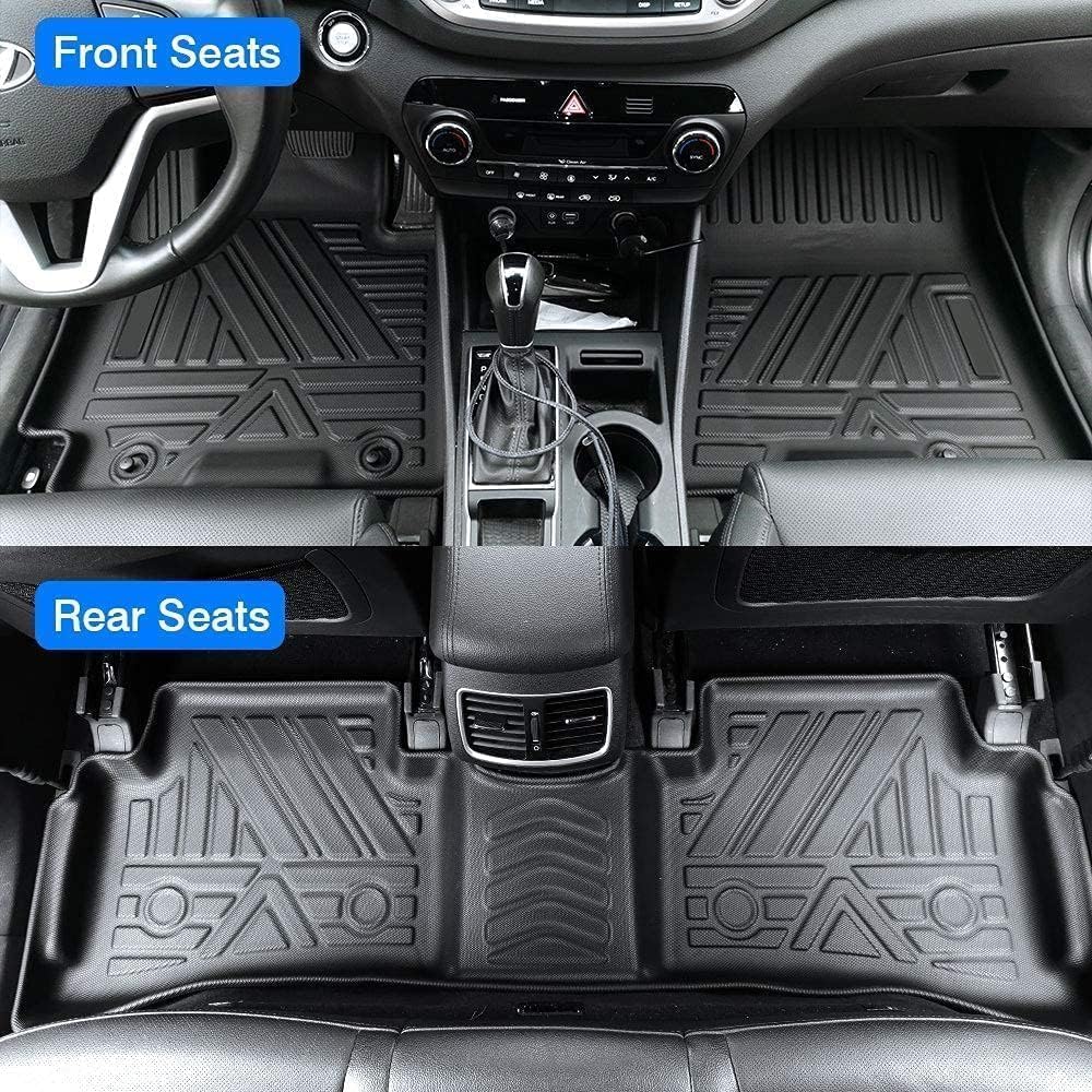All Weather Rubber Car Floor Mats Compatible with 2013-2017 Honda Accord Fit for Honda Accord Floor Mat Full — view 6