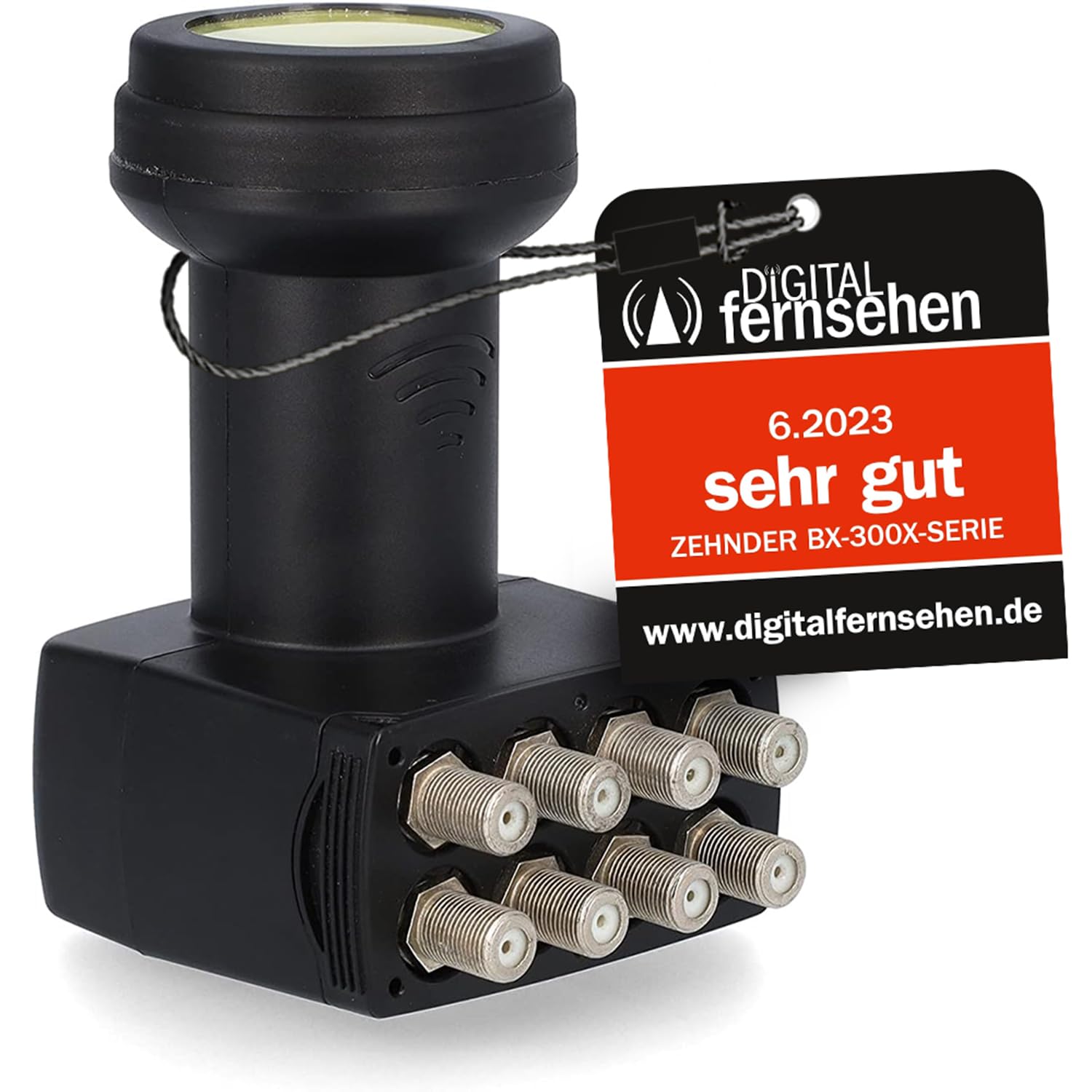 [ Test 2 x très bien *] LNB ZEHNDER Octo, blindage LTE, protection solaire UV, LNB numérique 8 voies 4K pour 8 participants, pour récepteur satellite TV, LNC HD 8 voies pour antenne satellite