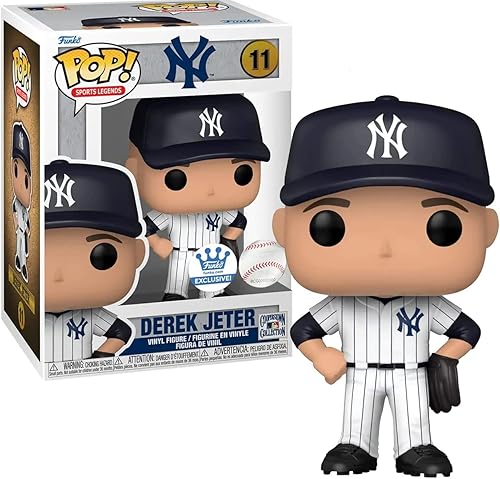 Funko Pop! Sports Legends Derek Jeter Shop - Figura exclusiva #11, color blanco