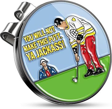 Ultimate Movie-Inspired Golf Ball Marker with Magnetic Hat Clip - Premium Golf Accessories, Personalized Options for a Unique Golfing Experience | Elevate Your Golf Game with Premium Accessories