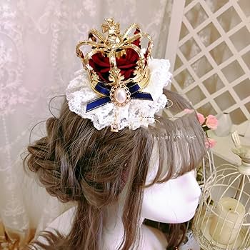 Amazon.co.jp: 王冠 花嫁ベール ロリータ髪飾り ヘッドドレス