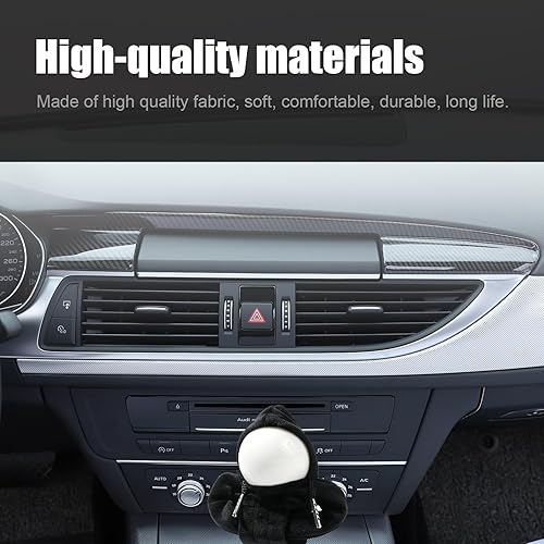 Miniatura 4 de Funda para pomo de palanca de cambios de automóvil, diseño de suéter de moda, protector de palanca de cambios suave universal, accesorios de