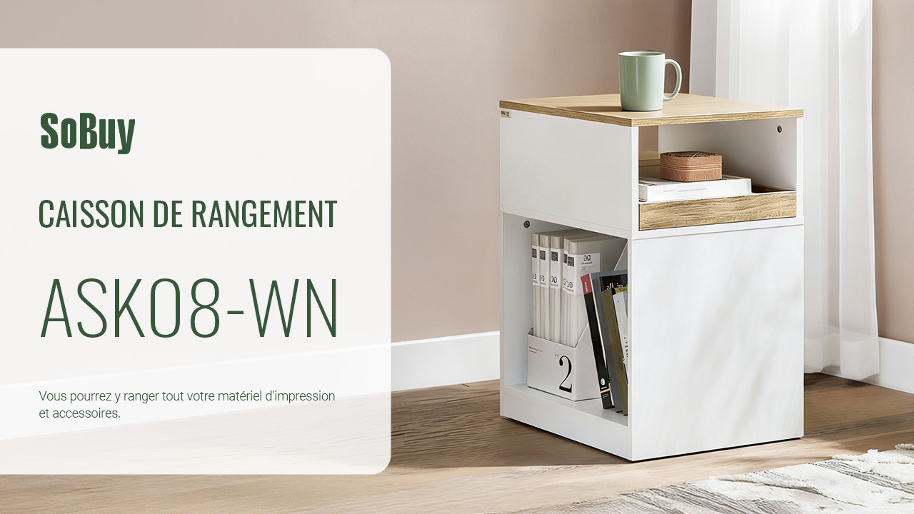 SoBuy Bureau Meuble Roulant Pour Imprimante Avec Tiroirs Et Porte, Compartiments De Rangement Blanc 50x40x75 Cm Fbt106 W 68be94695a32f4446b66a53b SoBuy Bureau Meuble Roulant Pour Imprimante Avec Tiroirs Et Porte, Compartiments De Rangement Blanc 50x40x75 Cm Fbt106 W 68be94695a32f4446b66a53b
