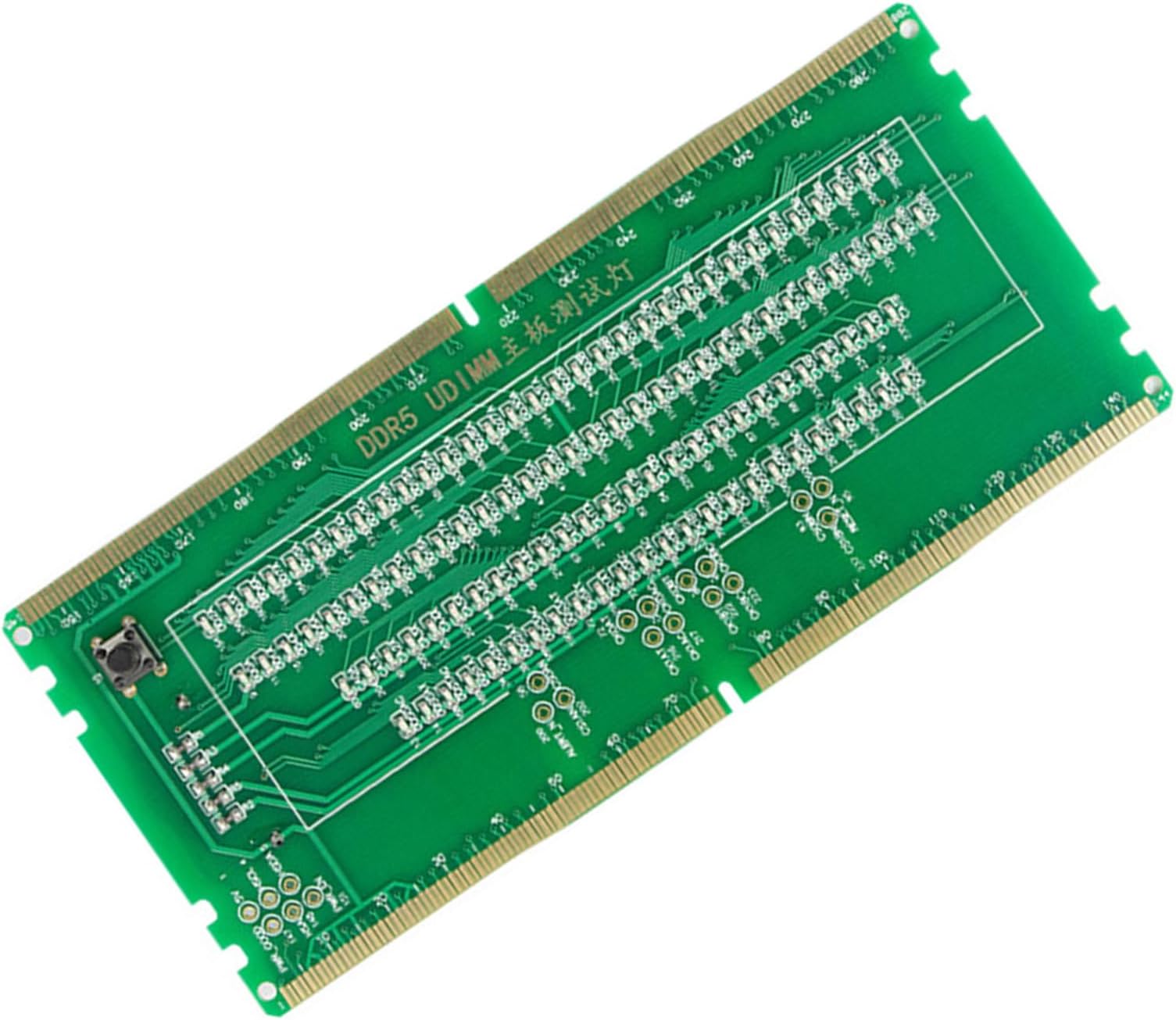 Memory Tester Memory Diagnostic Analyzation Desktop DDR5 RDIMM/UDIMM Tester Card Board for Desktop Servers Computers Computer Adapter Board