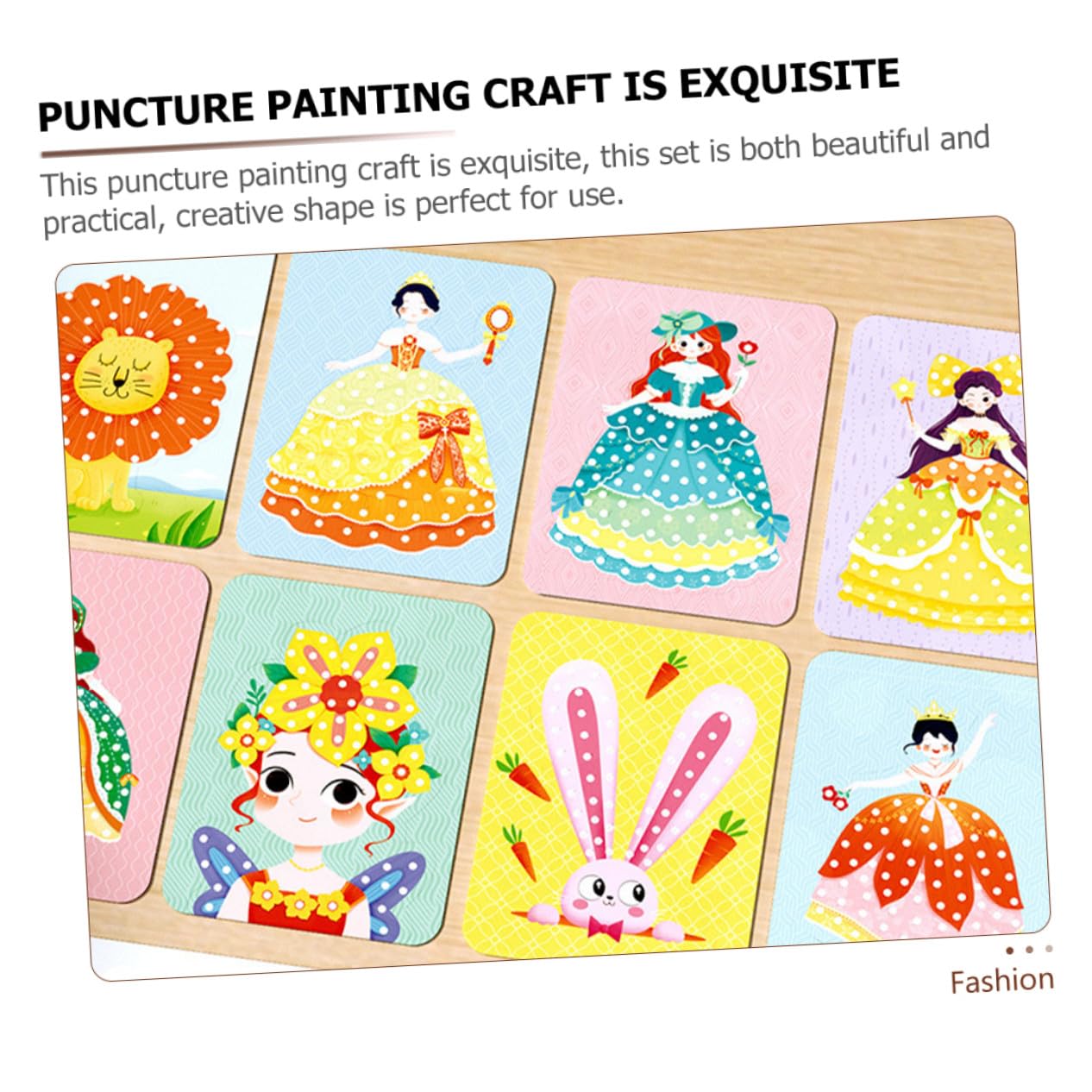 SHINEOFI Kit Creativo per Ragazzo Ragazza di Pittura a Foratura Fai da Te Materiali in Cotone Perlato e Tessuto, Favorisce la Creatività e Abilità Manuali per Decorazioni Uniche