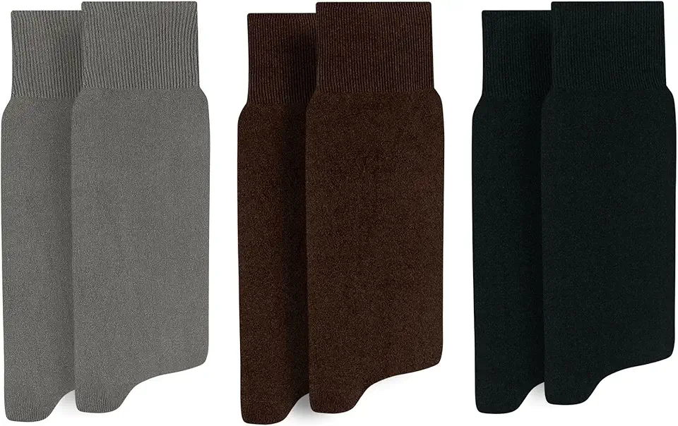 Kit 3 Pares Meia Social Mash Lisa Fina Clássica Cano Longo Adulto