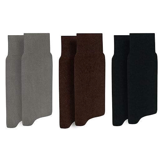 Kit 3 Pares Meia Social Mash Canelada Fina Poliamida Cano Longo Classica