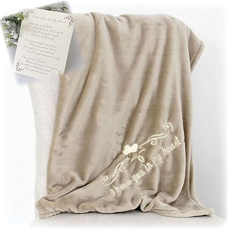 1pc Ctom Blankets With Photos, Sympathy Gift Memorial Gifts, In