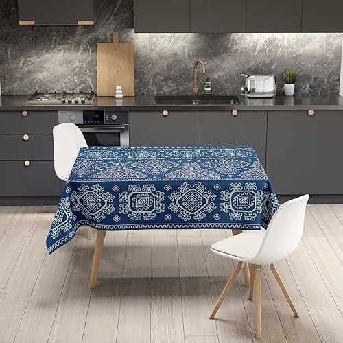 Vista 25 de Mantel Redondo para mesa de 4 sillas, morado y rosa, naranja, mantel para exteriores, 30 x 30 pulgadas