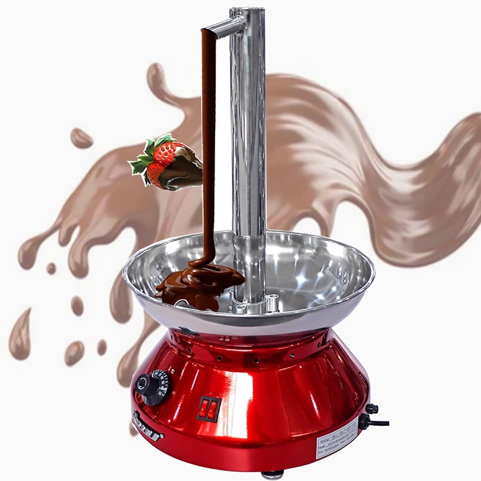 Fuente de chocolate con función de fusión para fiestas y eventos, ideal para bodas y cumpleaños