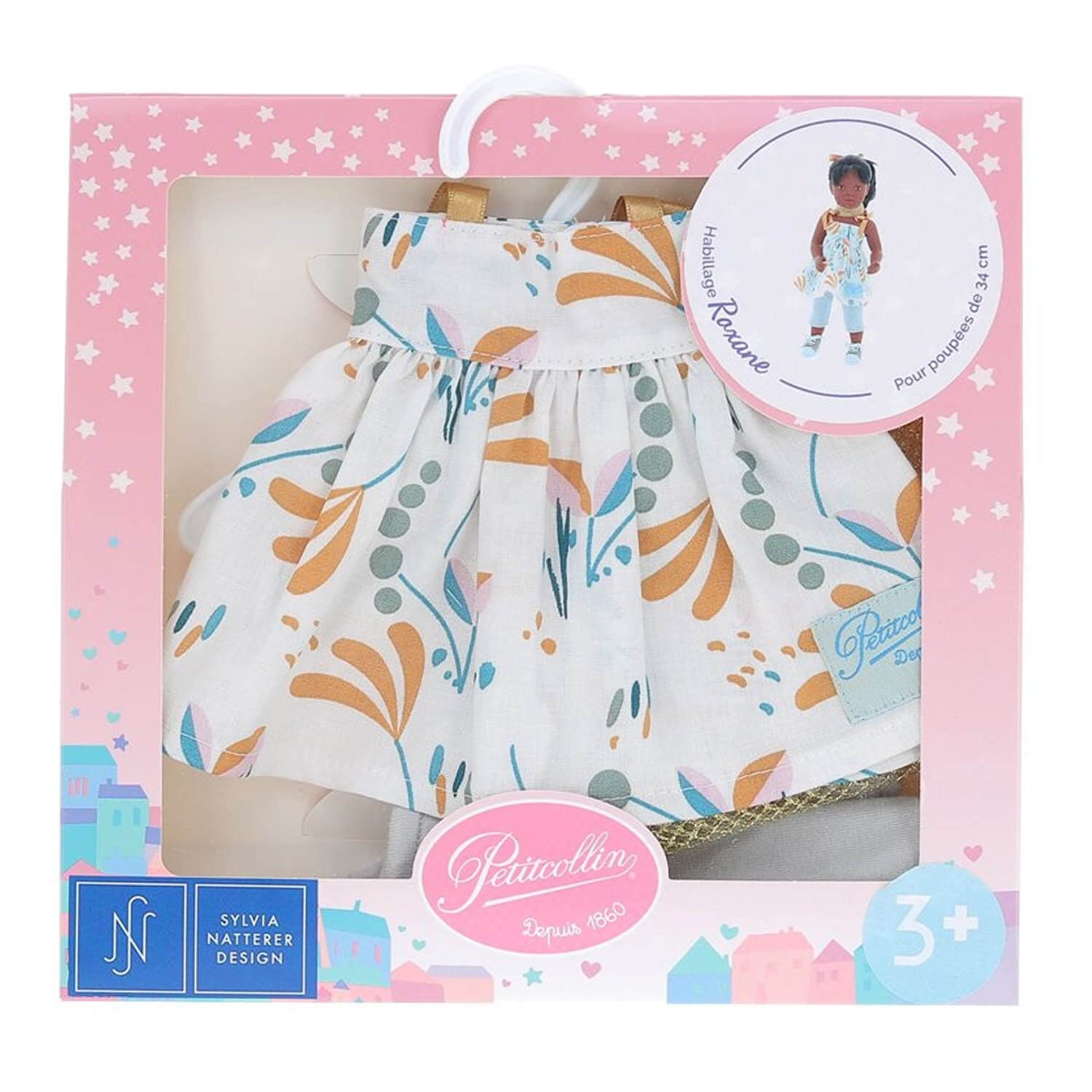Petitcollin vêtements pour poupée 34 cm : Habillage Roxane pour Minouche