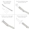 Tweezerman Dermaplaning Razor Facial Razor with 3 Spare Blades Included, Stainless Steel, Replacement Blades Available (4-Pack)