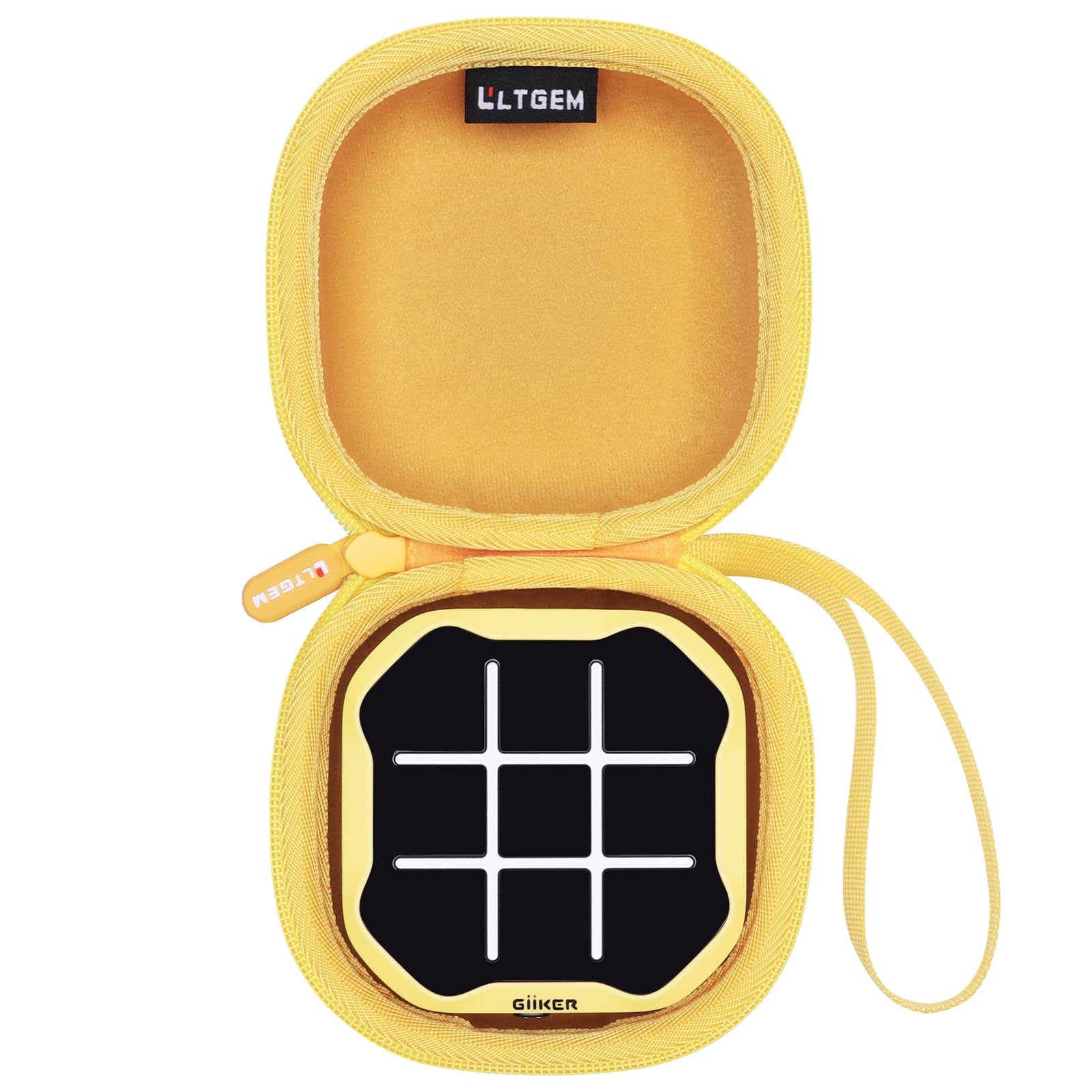 LTGEM Case Compatible with GiiKER Tic Tac Toe Bolt Game, Yellow(Case Only)
