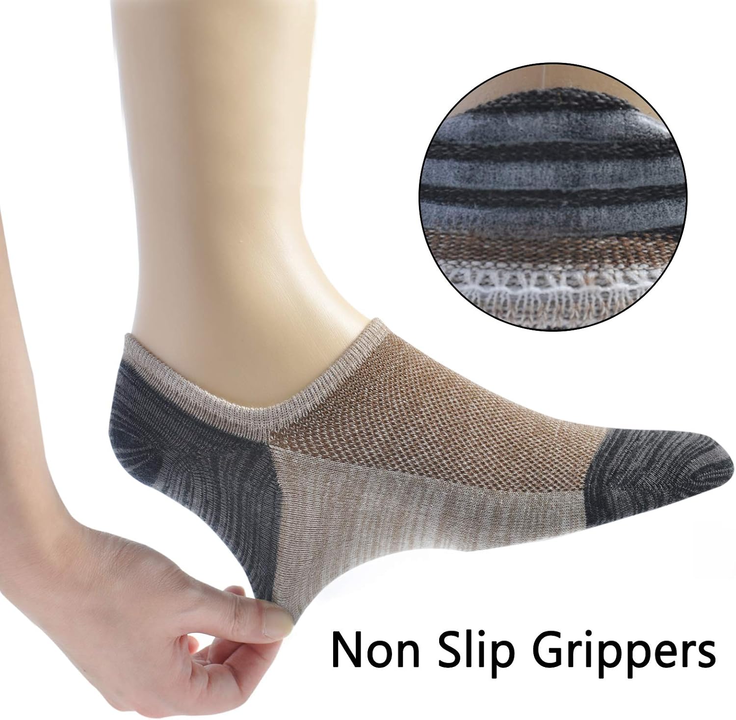 Ankle Socks Men 8 Pairs Cotton Low Cut Socks Breathable Casual Ankle Socks Women
