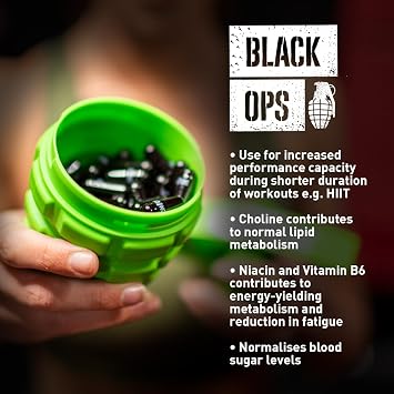 Grenade Black Ops Weight Management Capsules, 100 Capsules