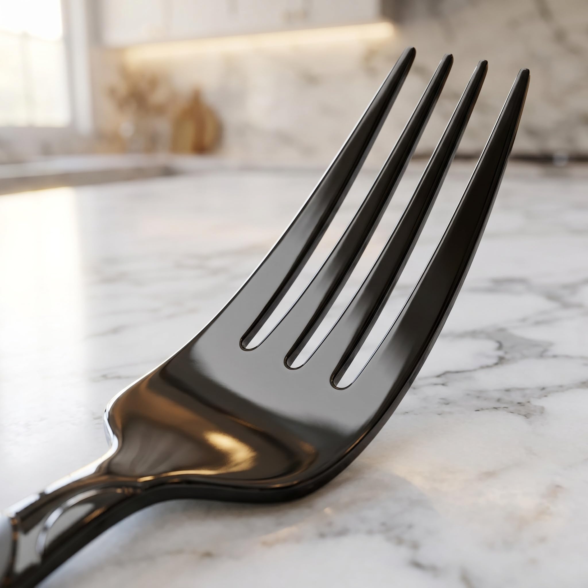 12-Piece Black Dinner Forks — Amazon image 4