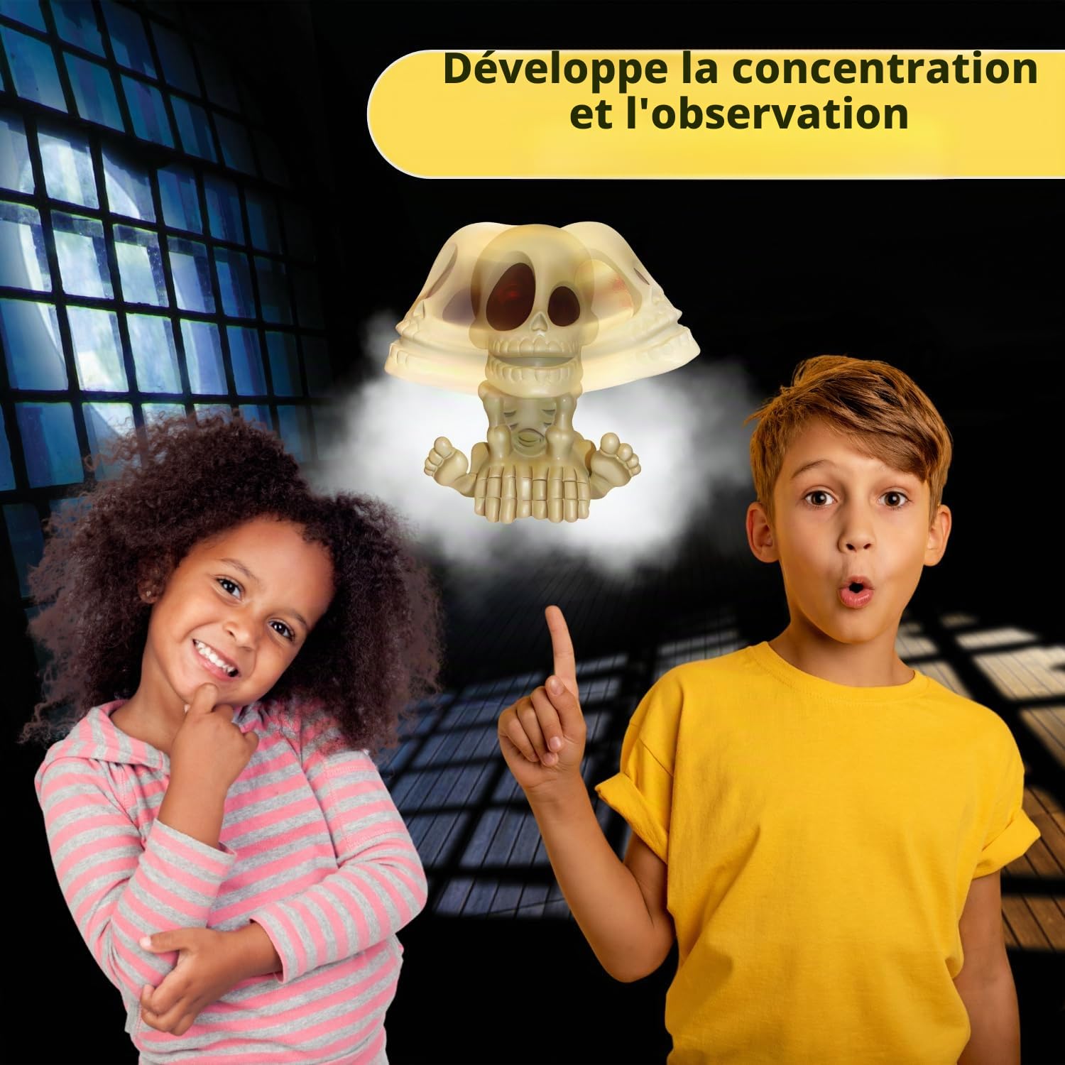 HUCH! | Chasse aux fantômes | Jeux de société à partir de 6 Ans | Pouvez-Vous Attraper l'esprit en Fuite ? | Cadeaux pour Enfants Jeu | Jouet pour Enfants 6 Ans | Jeu de fête pour Enfants | À partir
